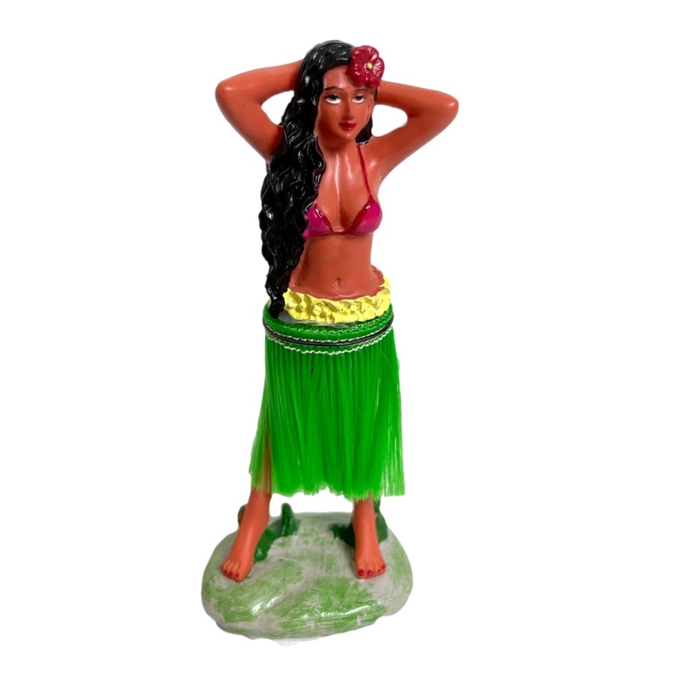 Hula Girl Doll Dashboard Car Accessories Bobblehead 4.5"
